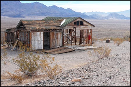 The main house of the mine at Ibex Springs